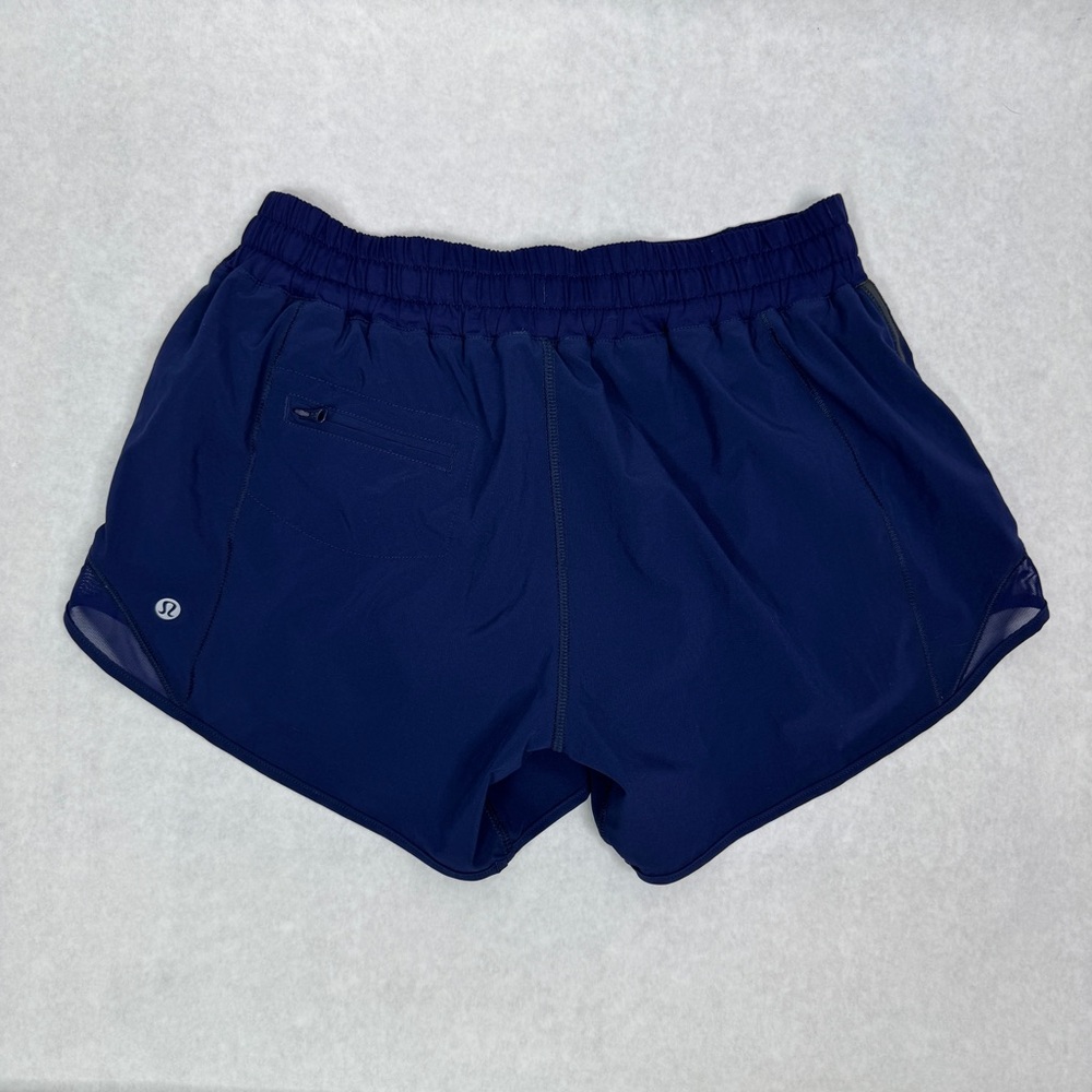 LULULEMON Hotty Hot Short 4" - Hero Blue - W7ACQT - Sz 8 - Picture 9 of 11